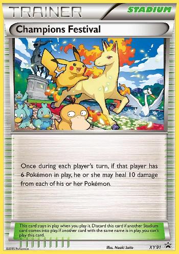 Champions Festival (XY91) (2015) [XY: Black Star Promos] | Gam3 Escape