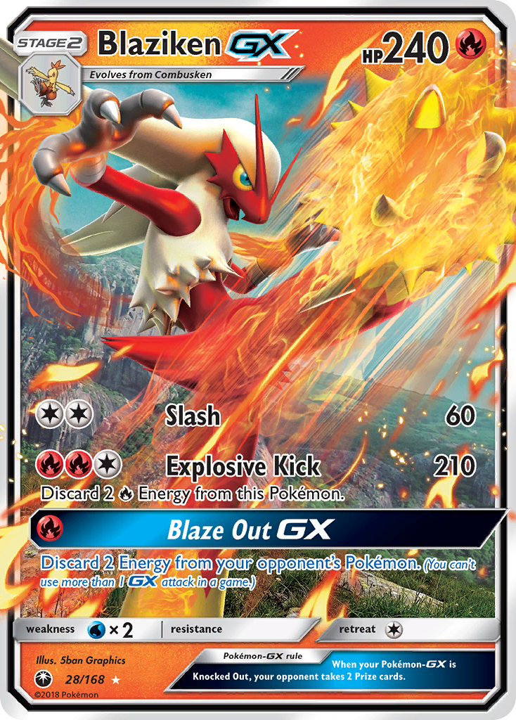 Blaziken GX (28/168) [Sun & Moon: Celestial Storm] | Gam3 Escape