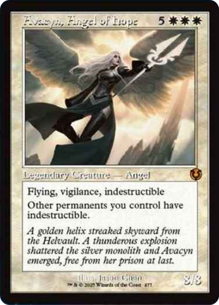 Avacyn, Angel of Hope (Retro Frame) [Innistrad Remastered] | Gam3 Escape