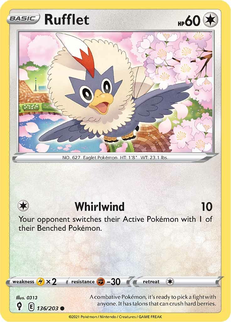 Rufflet (136/203) [Sword & Shield: Evolving Skies] | Gam3 Escape