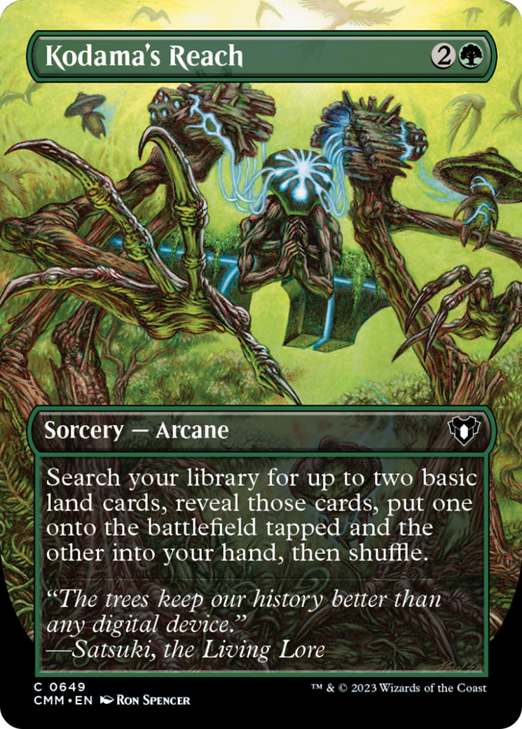 Kodama's Reach (Borderless Alternate Art) [Commander Masters] | Gam3 Escape