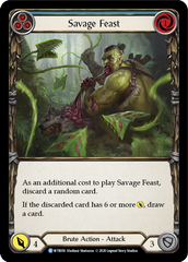 Savage Feast (Blue) [U-WTR016] (Welcome to Rathe Unlimited)  Unlimited Normal | Gam3 Escape