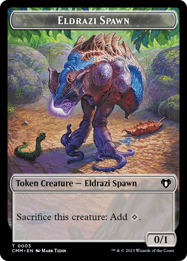 Eldrazi Spawn // Construct (0042) Double-Sided Token [Commander Masters Tokens] | Gam3 Escape