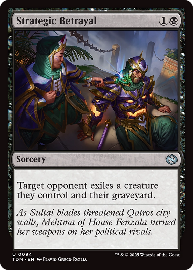 Strategic Betrayal [Tarkir: Dragonstorm] | Gam3 Escape