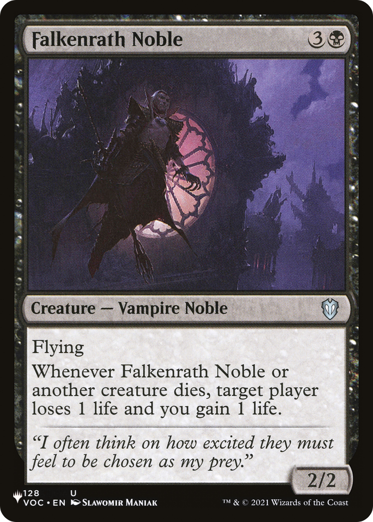 Falkenrath Noble [The List] | Gam3 Escape