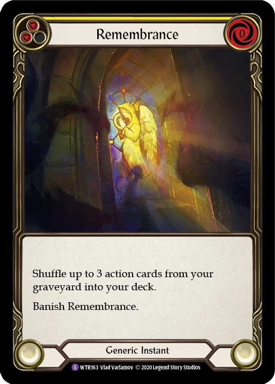 Remembrance [U-WTR163] (Welcome to Rathe Unlimited)  Unlimited Rainbow Foil | Gam3 Escape