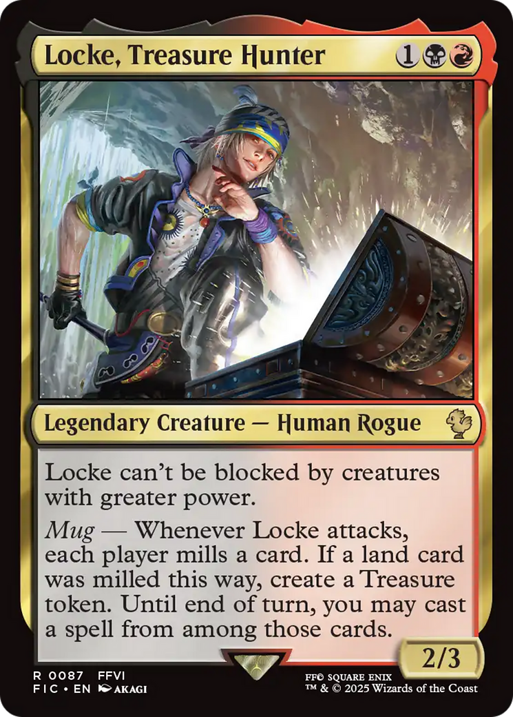 Locke, Treasure Hunter [FINAL FANTASY Commander] | Gam3 Escape