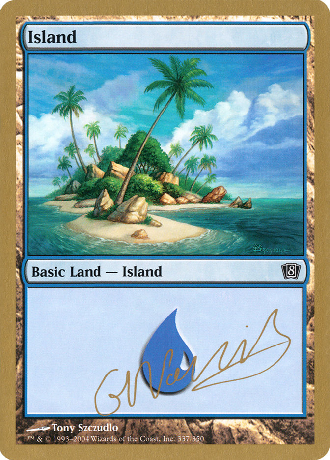 Island (gn337) (Gabriel Nassif) [World Championship Decks 2004] | Gam3 Escape