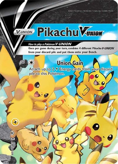 Pikachu V-UNION (SWSH139) (Celebrations) [Sword & Shield: Black Star Promos] | Gam3 Escape