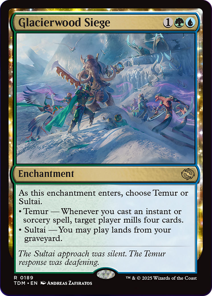 Glacierwood Siege [Tarkir: Dragonstorm] | Gam3 Escape