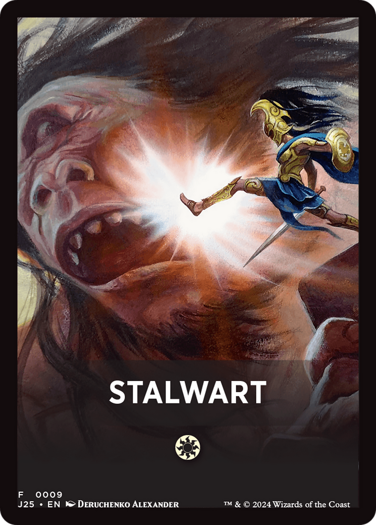 Stalwart Theme Card [Foundations Jumpstart Front Cards] | Gam3 Escape