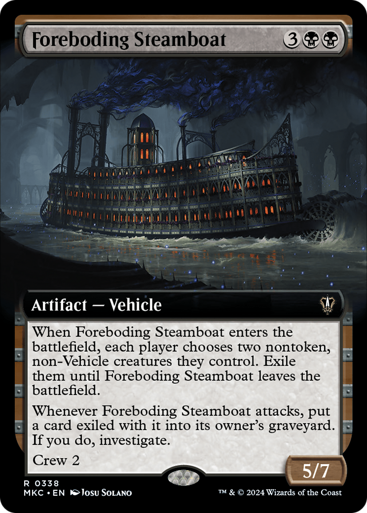 Foreboding Steamboat (Extended Art) [Murders at Karlov Manor Commander] | Gam3 Escape