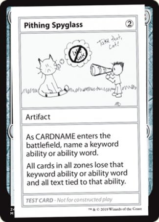 Pithing Spyglass (2021 Edition) [Mystery Booster Playtest Cards] | Gam3 Escape