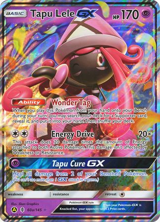 Tapu Lele GX (60a/145) (Alternate card) (Jumbo Card) [Sun & Moon: Guardians Rising] | Gam3 Escape