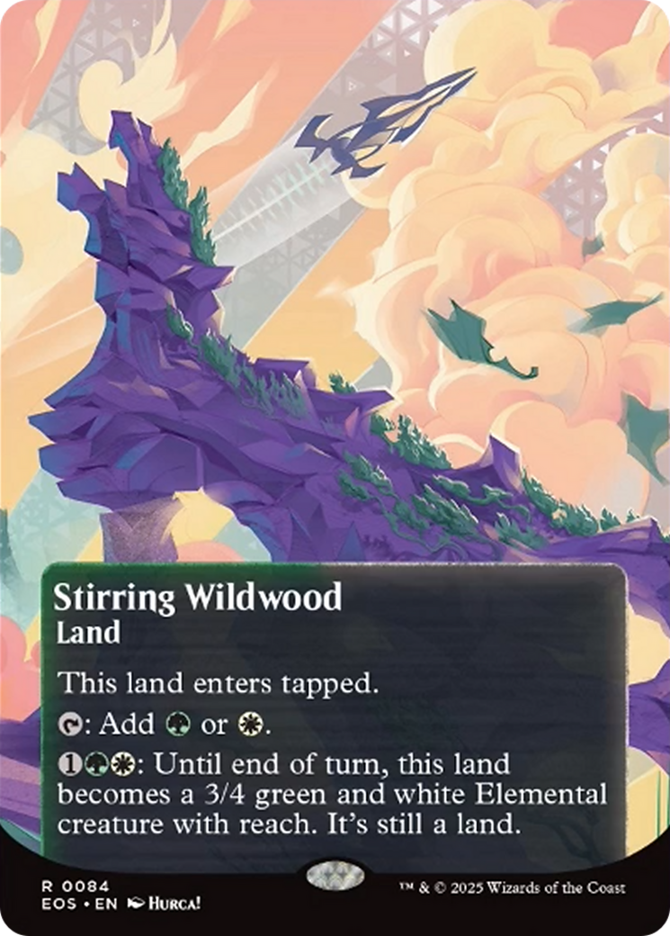Stirring Wildwood (0084) (Borderless) [Edge of Eternities: Stellar Sights] | Gam3 Escape