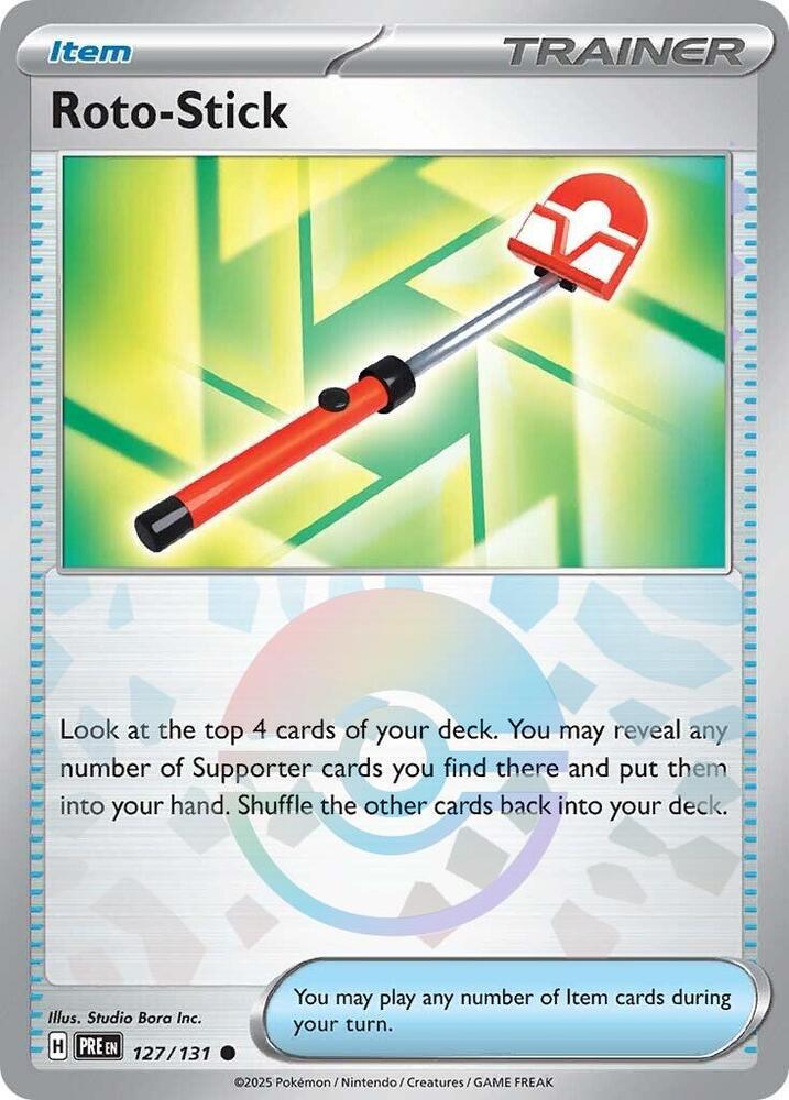 Roto-Stick (127/131) (Poke Ball Pattern) [Scarlet & Violet: Prismatic Evolutions] | Gam3 Escape