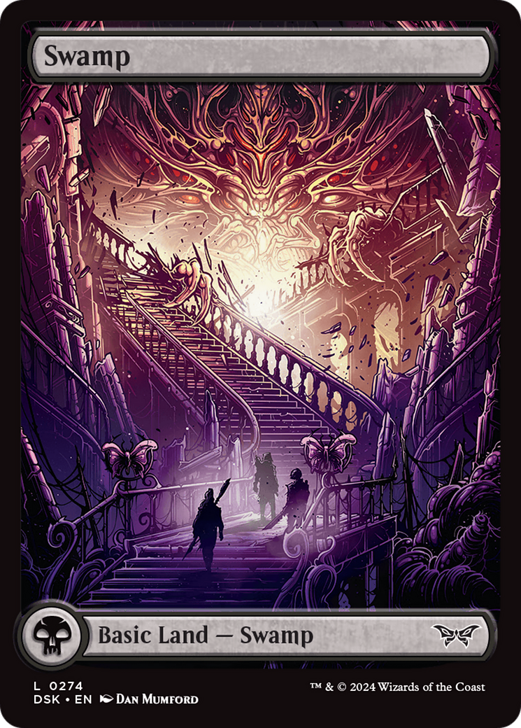 Swamp (274) - Full Art [Duskmourn: House of Horror] | Gam3 Escape