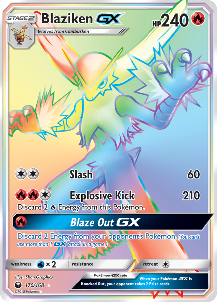 Blaziken GX (170/168) [Sun & Moon: Celestial Storm] | Gam3 Escape