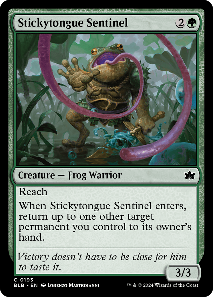 Stickytongue Sentinel [Bloomburrow] | Gam3 Escape