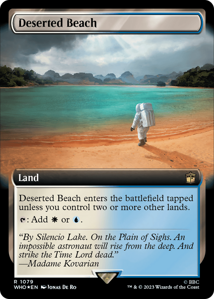 Deserted Beach (Extended Art) (Surge Foil) [Doctor Who] | Gam3 Escape