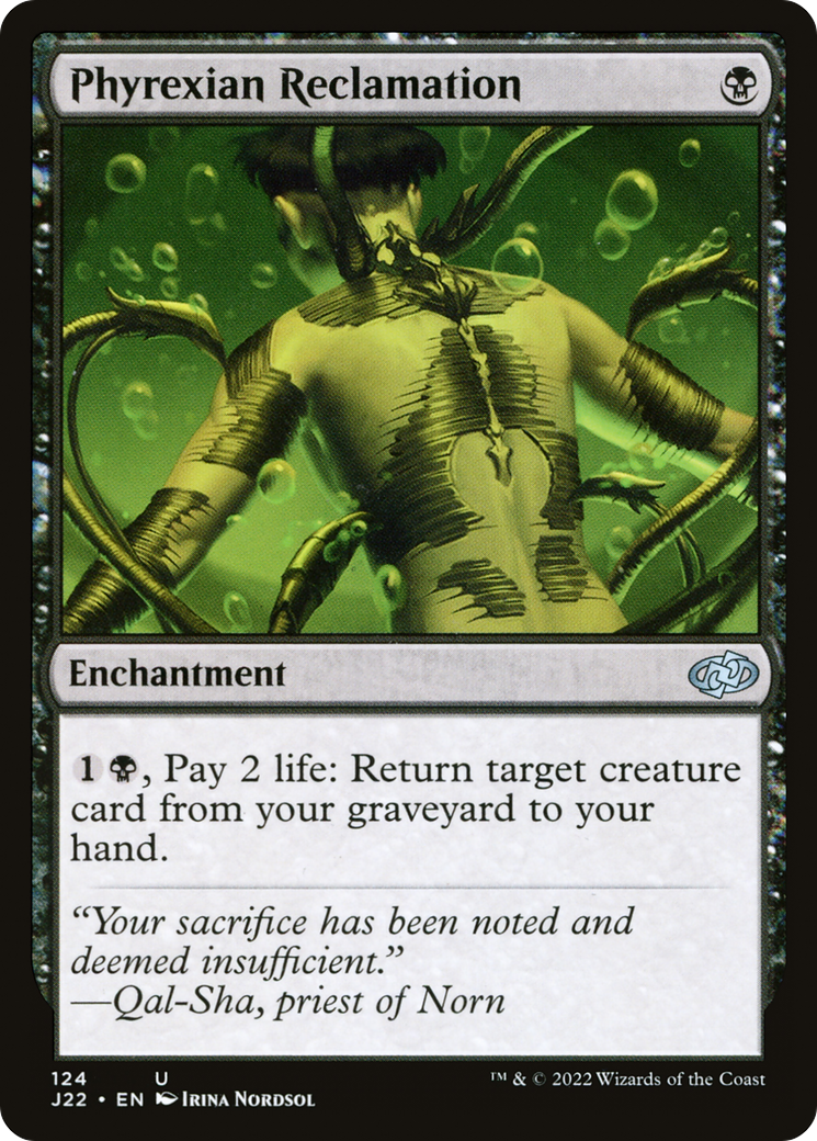 Phyrexian Reclamation [Jumpstart 2022] | Gam3 Escape