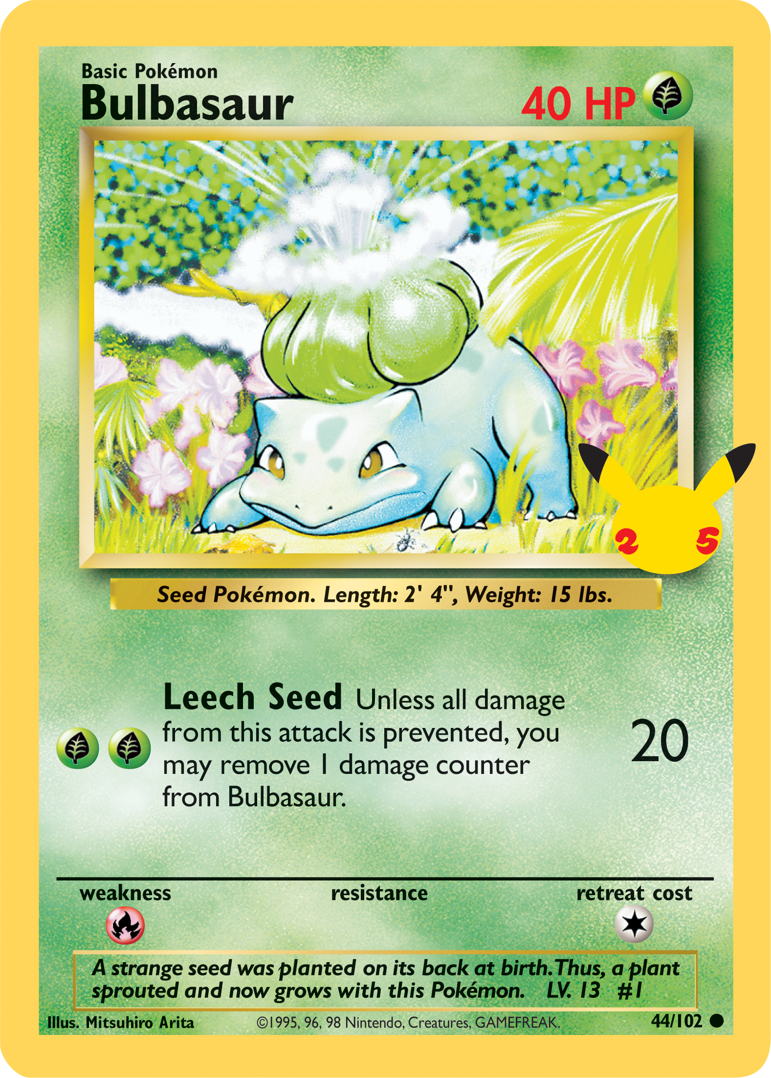 Bulbasaur (44/102) (Jumbo Card) [First Partner Pack] | Gam3 Escape