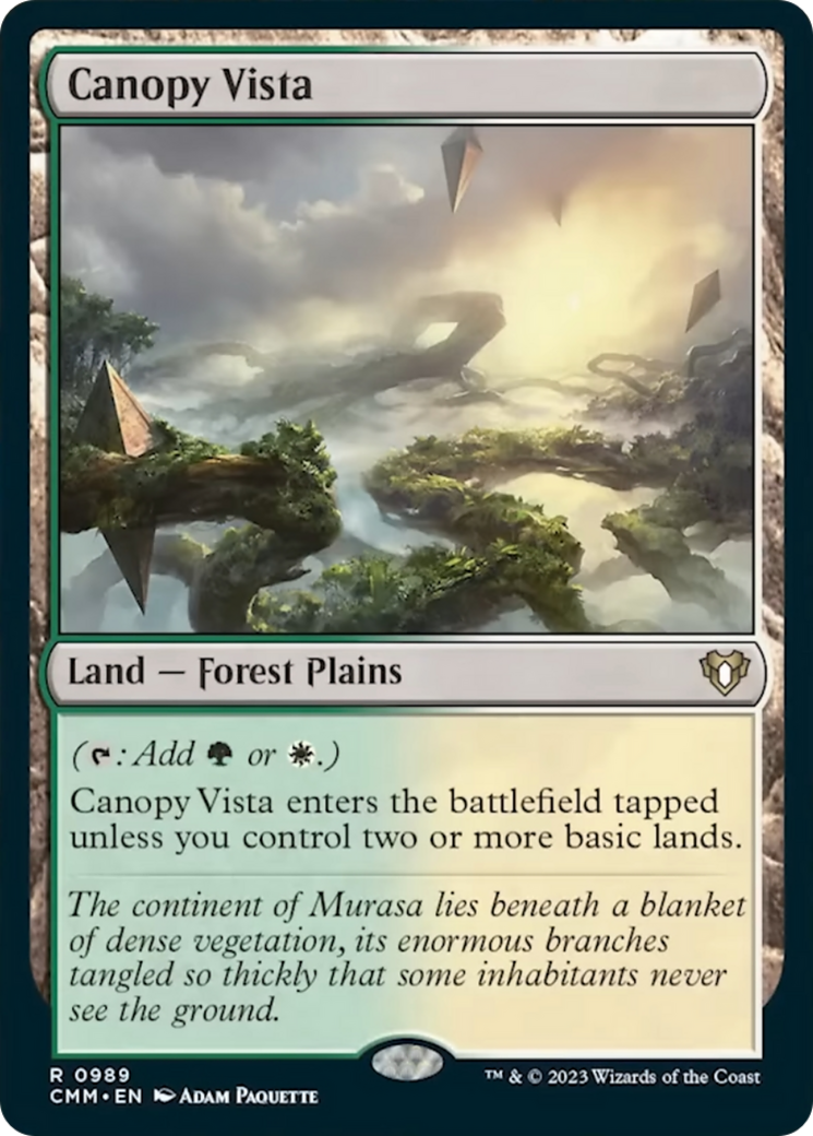 Canopy Vista [Commander Masters] | Gam3 Escape