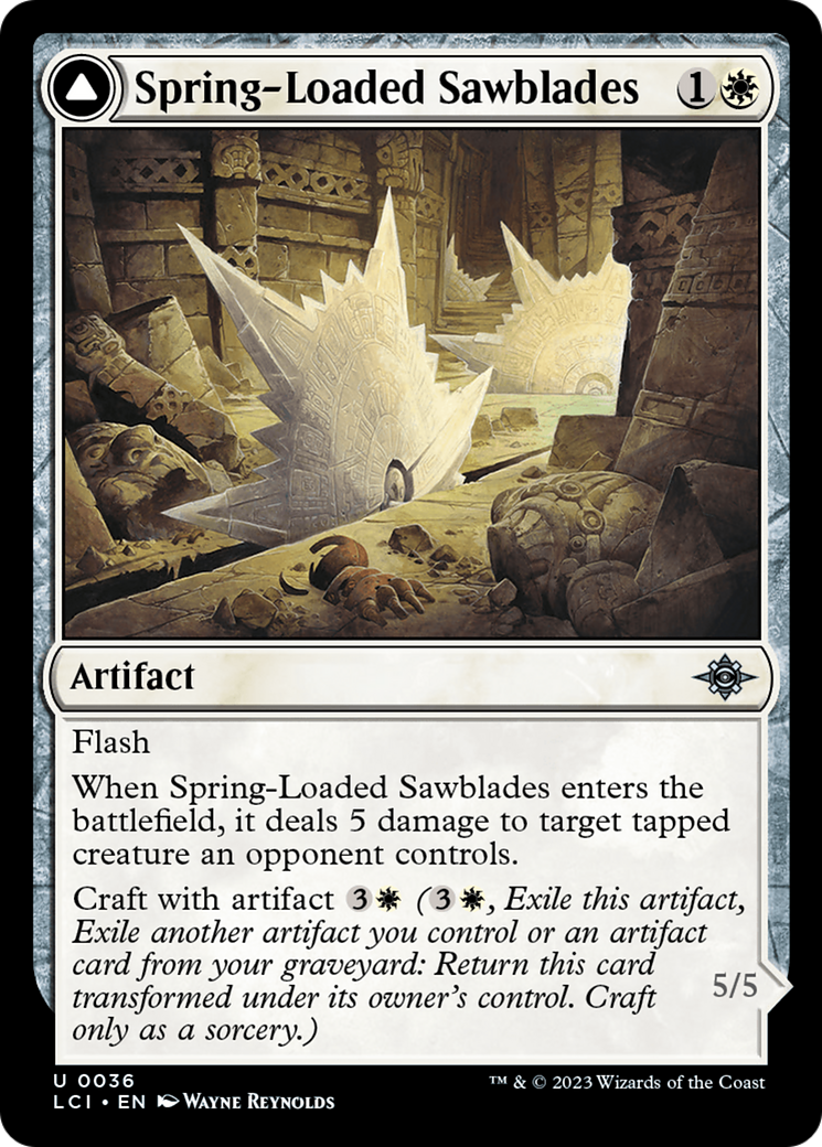 Spring-Loaded Sawblades // Bladewheel Chariot [The Lost Caverns of Ixalan] | Gam3 Escape