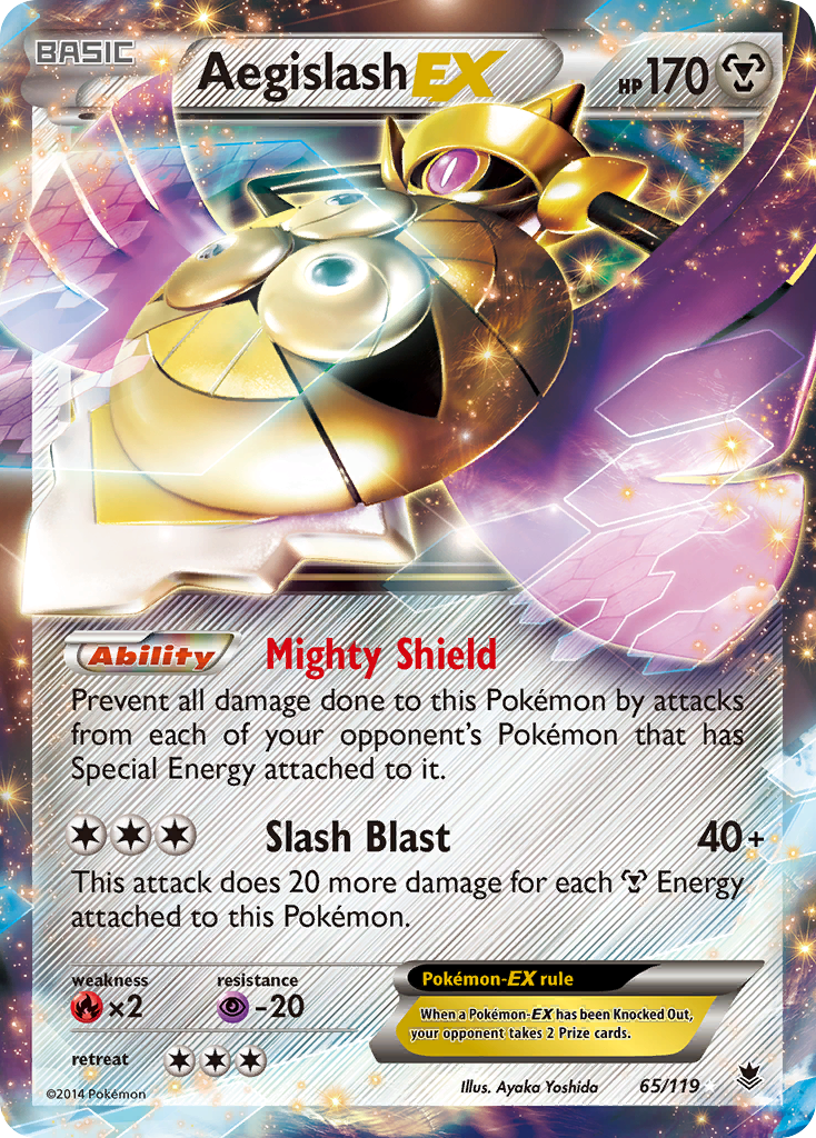 Aegislash EX (65/119) [XY: Phantom Forces] | Gam3 Escape