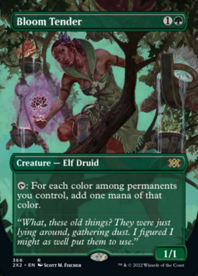 Bloom Tender (Borderless Alternate Art) [Double Masters 2022] | Gam3 Escape