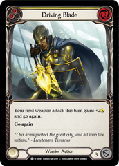 Driving Blade (Yellow) [U-WTR145] (Welcome to Rathe Unlimited)  Unlimited Rainbow Foil | Gam3 Escape