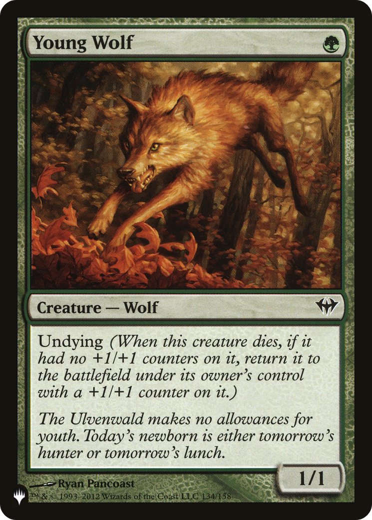 Young Wolf [The List Reprints] | Gam3 Escape