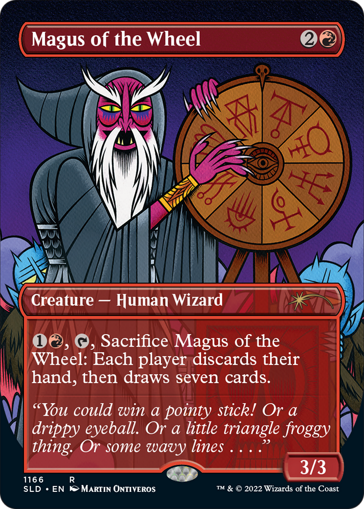 Magus of the Wheel (Borderless) [Secret Lair Drop Series] | Gam3 Escape