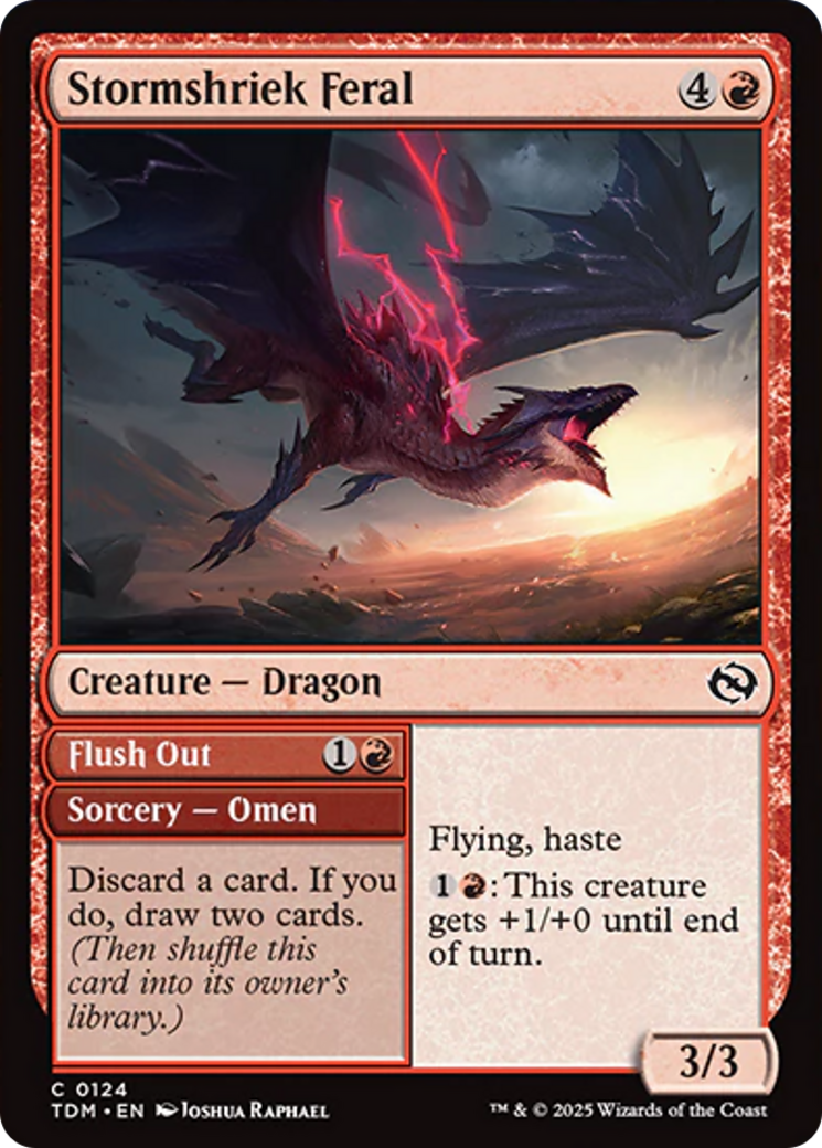 Stormshriek Feral [Tarkir: Dragonstorm] | Gam3 Escape