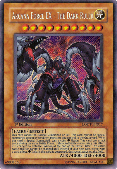 Arcana Force EX - The Dark Ruler [LODT-EN017] Secret Rare | Gam3 Escape