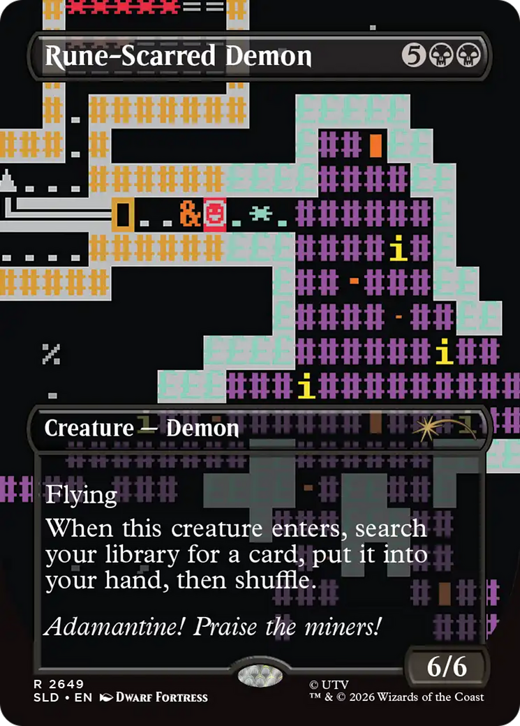 Rune-Scarred Demon [Secret Lair Drop Series] | Gam3 Escape
