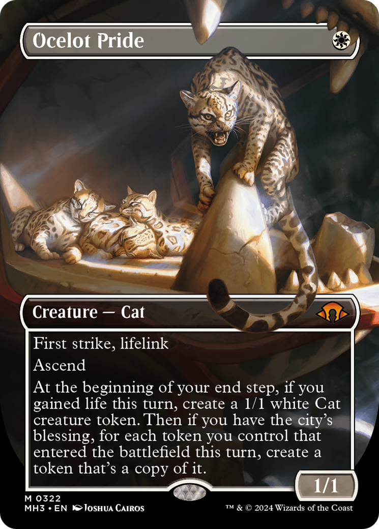 Ocelot Pride (Borderless) [Modern Horizons 3] | Gam3 Escape