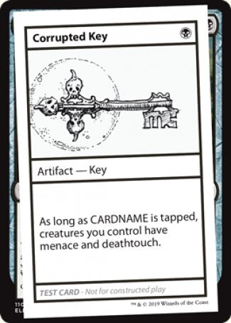 Corrupted Key (2021 Edition) [Mystery Booster Playtest Cards] | Gam3 Escape