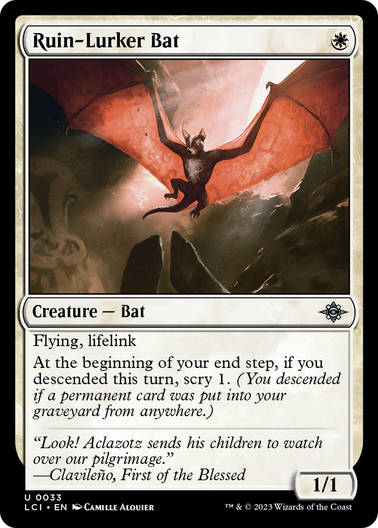 Ruin-Lurker Bat [The Lost Caverns of Ixalan] | Gam3 Escape