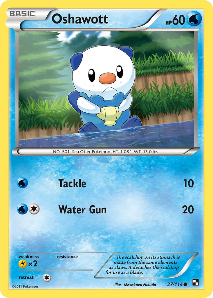 Oshawott (27/114) [Alternate Art Promos] | Gam3 Escape