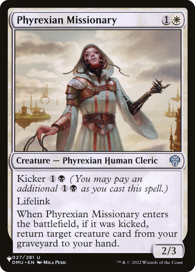 Phyrexian Missionary [The List] | Gam3 Escape