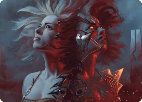Thrill of Possibility Art Card [Phyrexia: All Will Be One Art Series] | Gam3 Escape