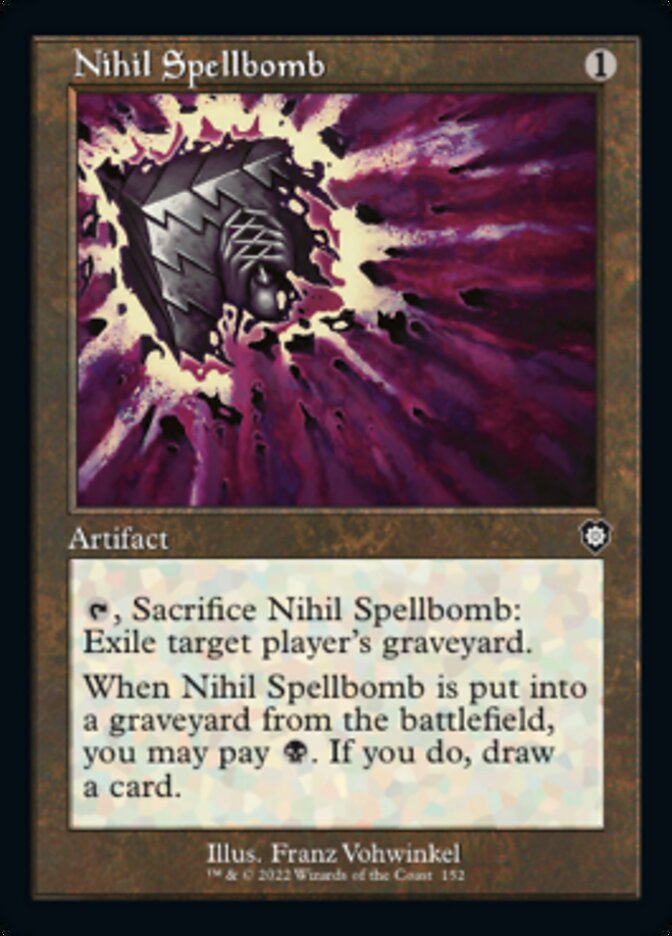Nihil Spellbomb (Retro) [The Brothers' War Commander] | Gam3 Escape