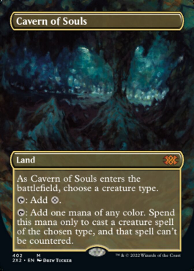 Cavern of Souls (Borderless Alternate Art) [Double Masters 2022] | Gam3 Escape