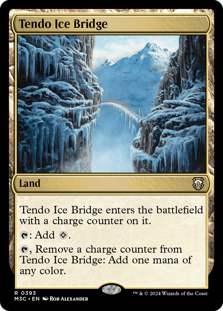 Tendo Ice Bridge (Ripple Foil) [Modern Horizons 3 Commander] | Gam3 Escape