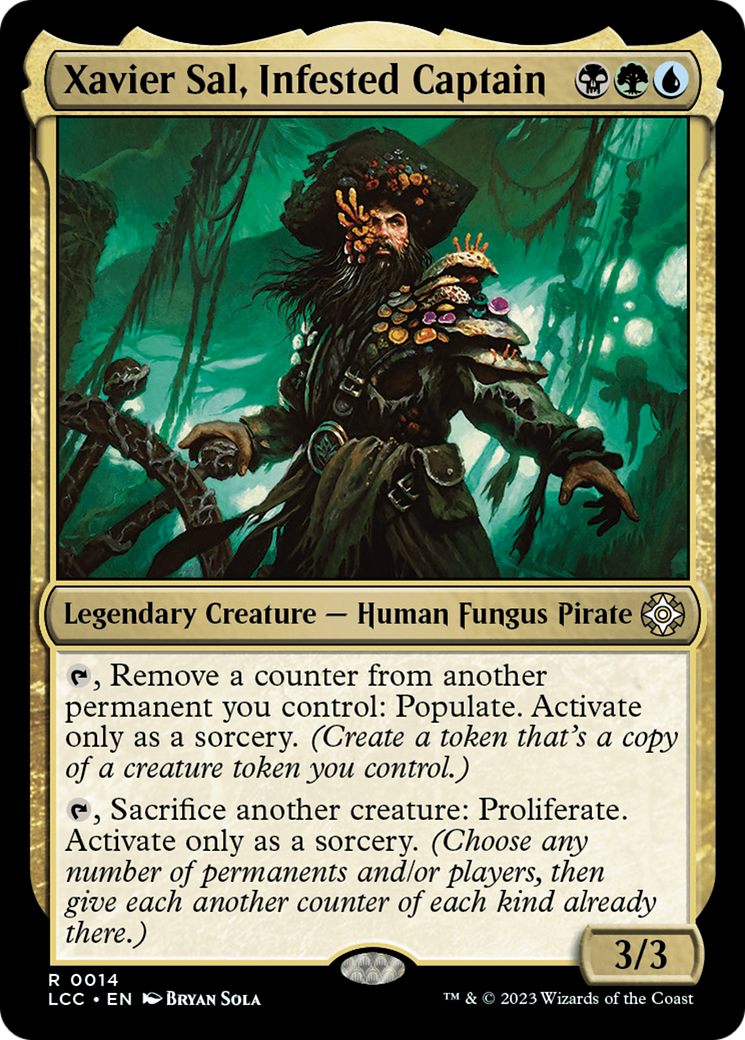 Xavier Sal, Infested Captain [The Lost Caverns of Ixalan Commander] | Gam3 Escape