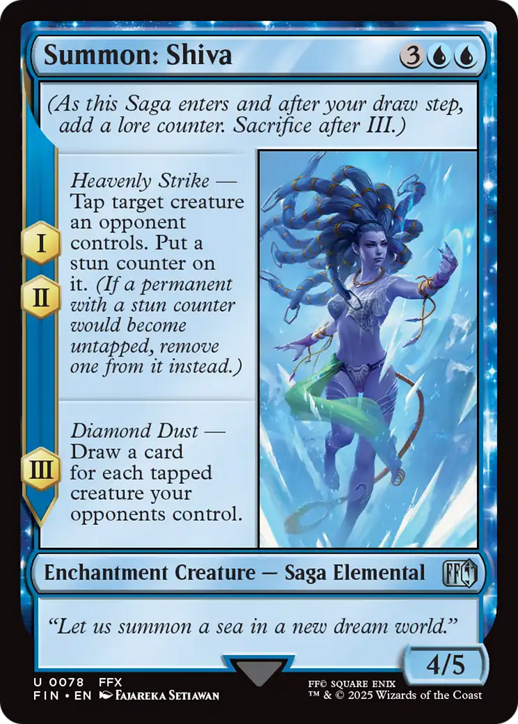 Summon: Shiva [FINAL FANTASY] | Gam3 Escape