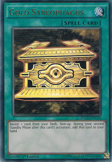 Gold Sarcophagus [YGLD-ENC26] Ultra Rare | Gam3 Escape