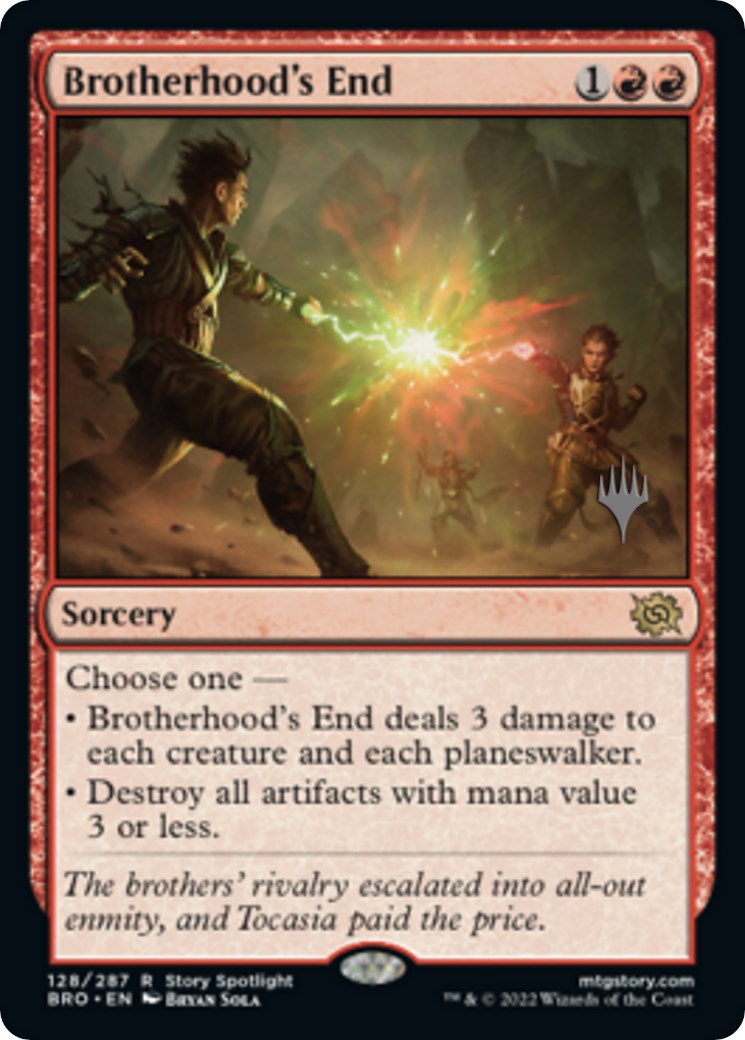 Brotherhood's End (Promo Pack) [The Brothers' War Promos] | Gam3 Escape