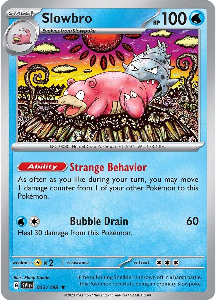 Slowbro (043/198) [Scarlet & Violet: Base Set] | Gam3 Escape